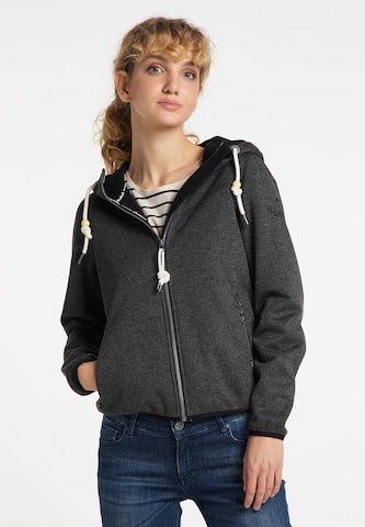 Schmuddelwedda Fleece Jacket in Grey: front