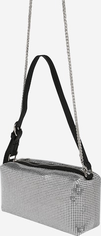 VIERVIER - Bolso de hombro 'Mona' en plata: frente