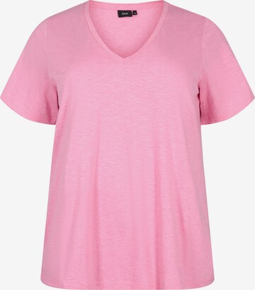 Zizzi Shirts i pink: forside