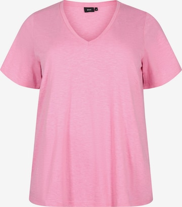 Zizzi - Camiseta en rosa: frente