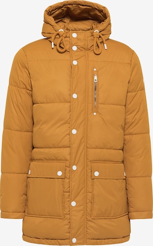 Parka d’hiver DreiMaster Maritim en jaune : devant