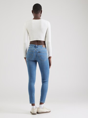 Lee Skinny Kavbojke 'SCARLETT' | modra barva: zadnja stran