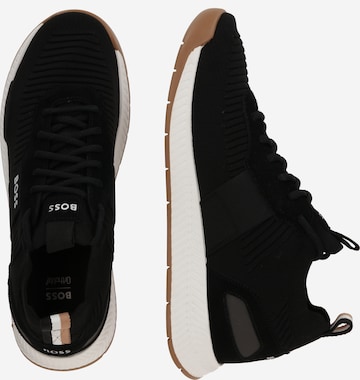 BOSS Black Sneaker low 'Titanium' i sort