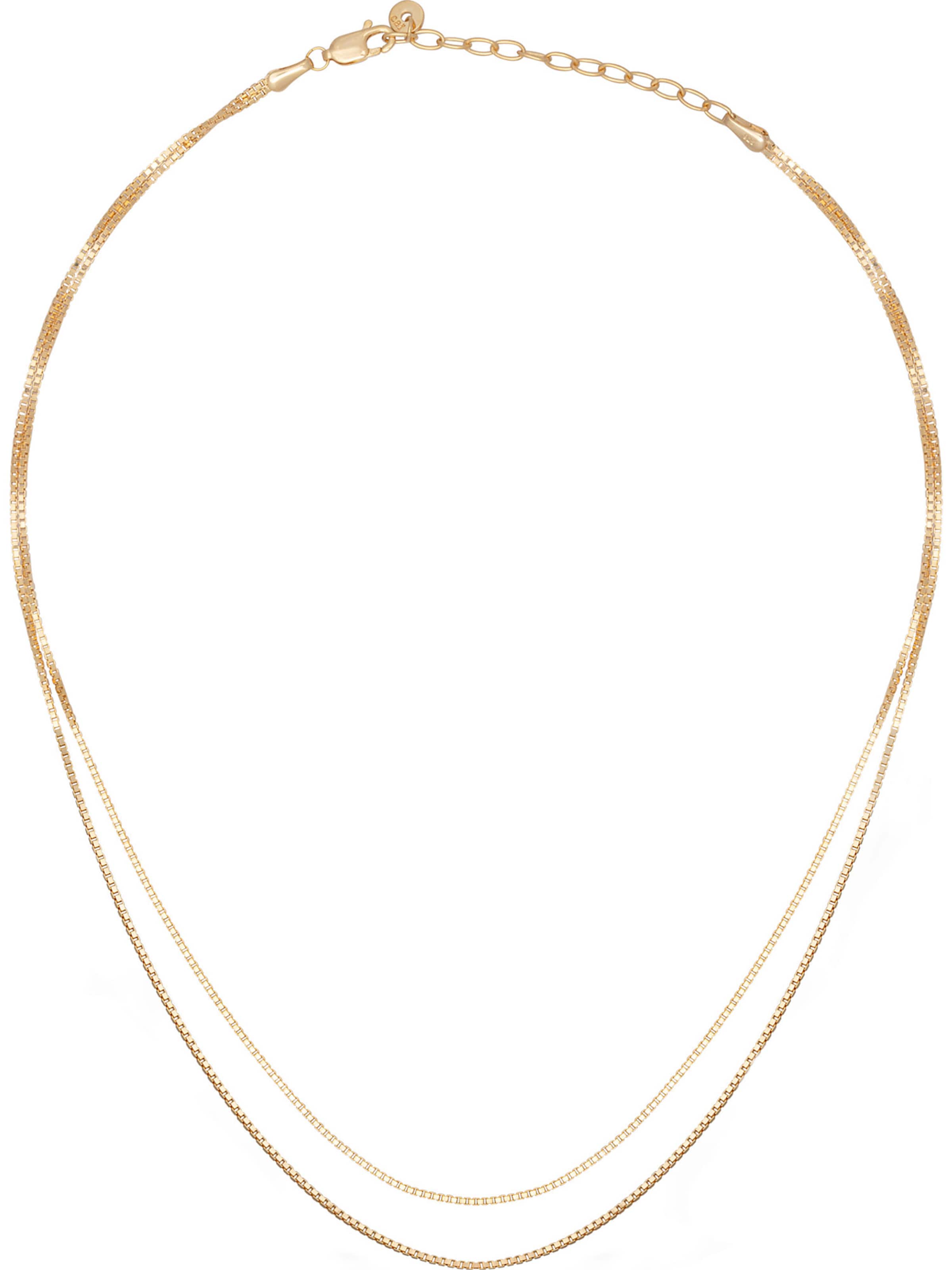 Jacques Lemans Kette in Gold: Vorderseite