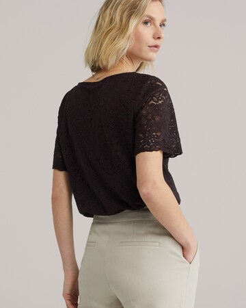 WE Fashion T-Shirt in Braun