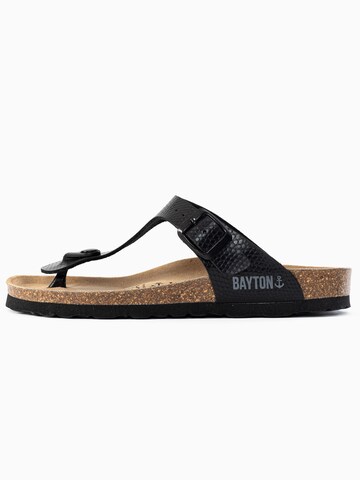 Bayton Teenslipper 'Mercure' in Zwart