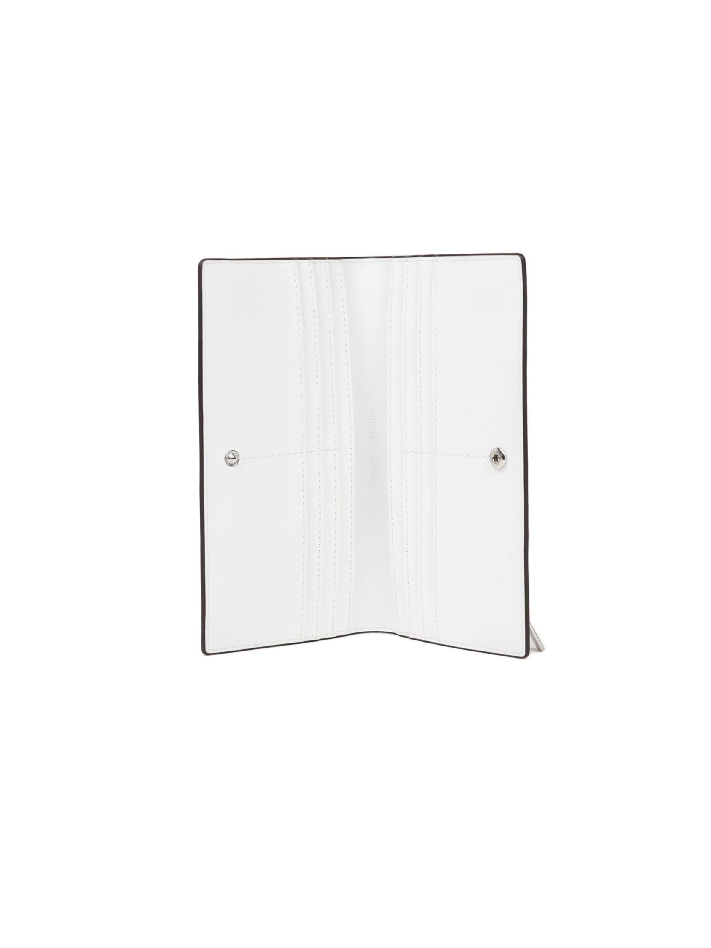 Michael Kors Wallet 'Carson Large Snap Wallet' in White
