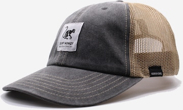 Surf Monkey - Gorra deportiva 'Trucker Kappe Lona Organico' en negro: frente