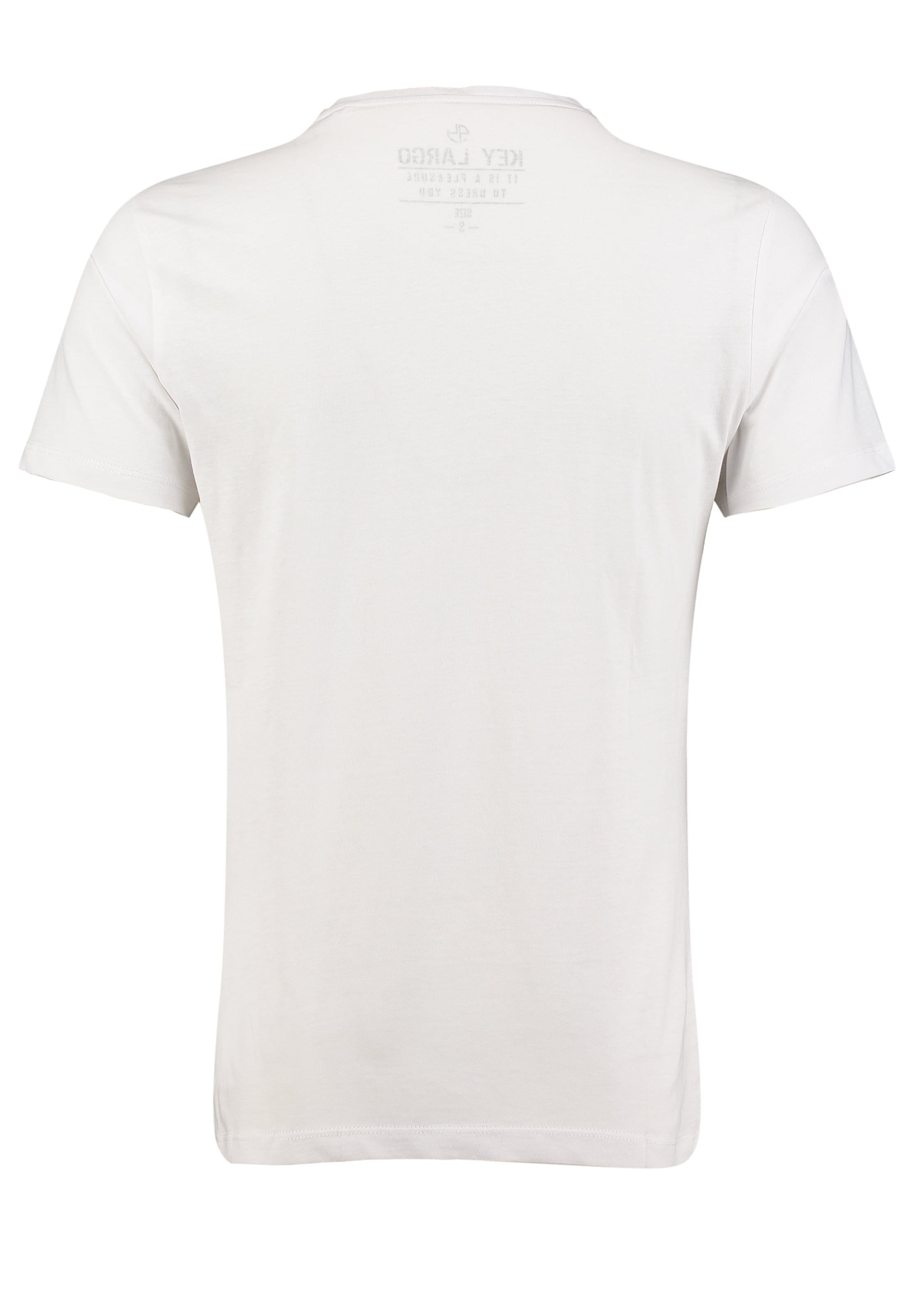 Key Largo Tričko 'Owl' - Biela