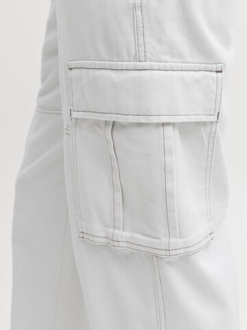 JACK & JONES regular Cargobukser i hvid