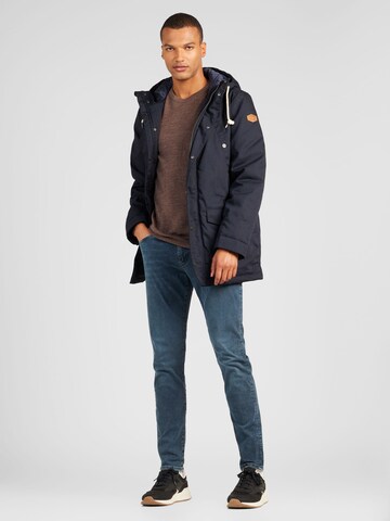 Hailys Men Winterparka 'Edgar' in Blauw