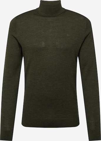 Pull-over Calvin Klein en vert : devant