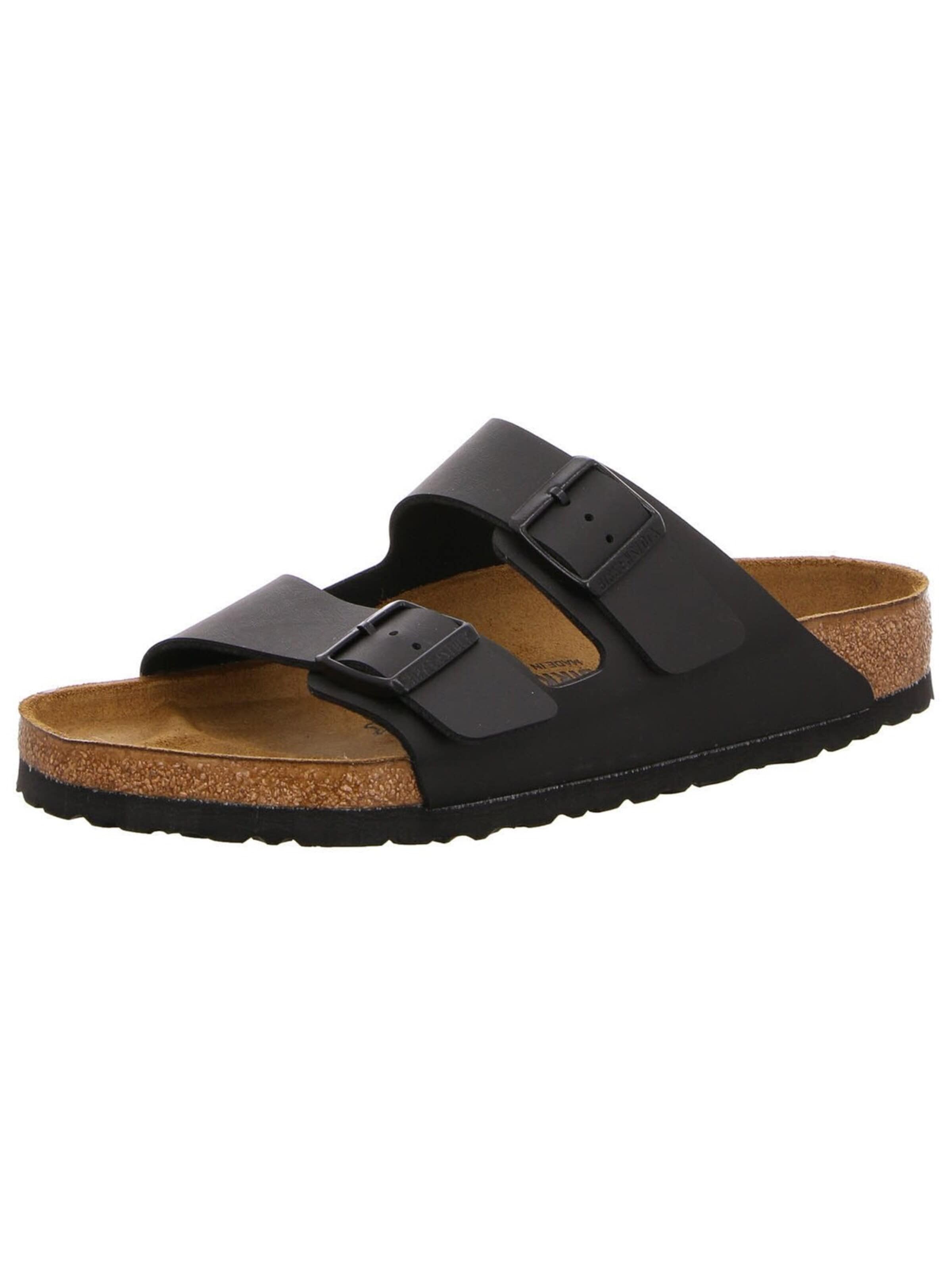 BIRKENSTOCK Pantolette 'Pantolette Herren 0051791 Kunststoff (Synthetik) in schwarz'‌‌‌‌‌ in Schwarz: Vorderseite