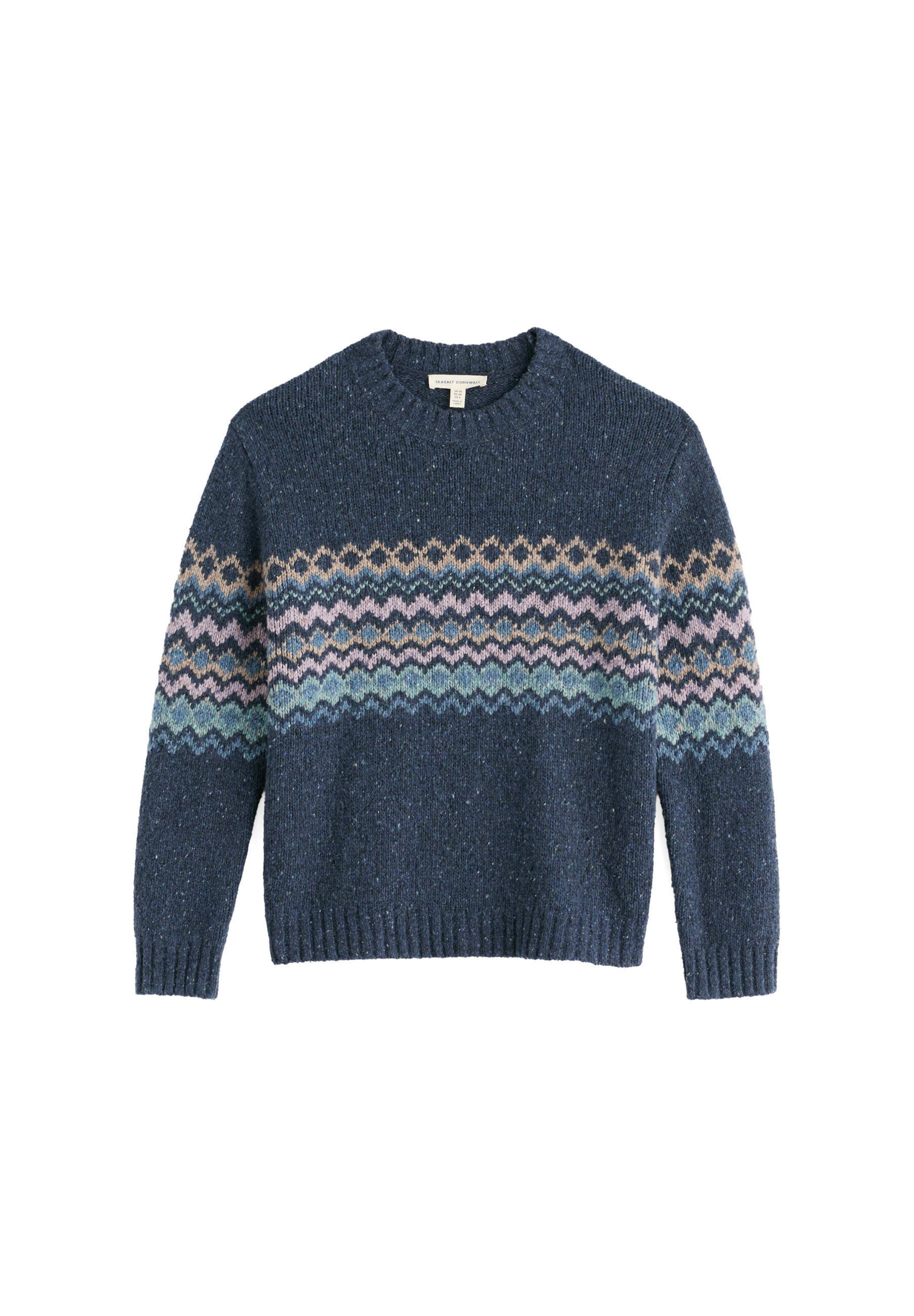 Pull-over 'Golden Light' Seasalt Cornwall en bleu : devant