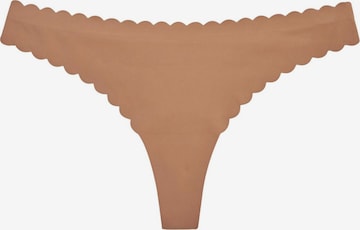 Next Thong in Beige: front