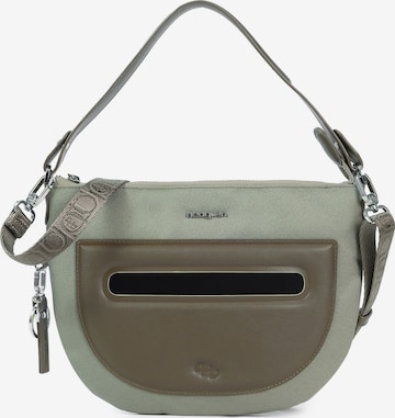 Hedgren Schultertasche 'Fika' in Grau: Vorderseite