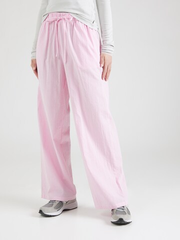 ONLY Wide Leg Hose 'ONLAUGUSTA' in Pink: Vorderseite