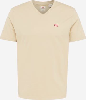 T-Shirt 'Original HM Vneck' LEVI'S ® en beige : devant