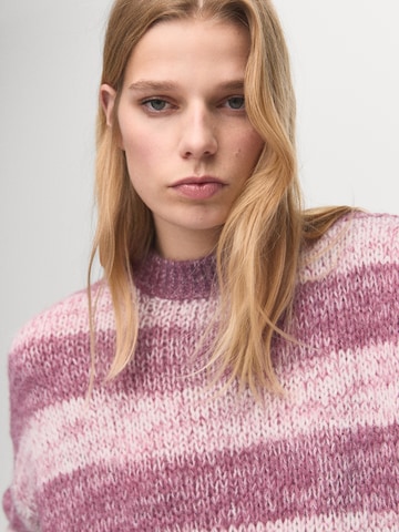 MANGO Oversize pulóver 'Sunyside' - rózsaszín