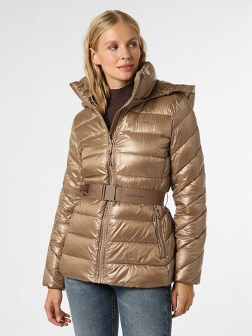 Calvin Klein Between-Season Jacket in Beige: front