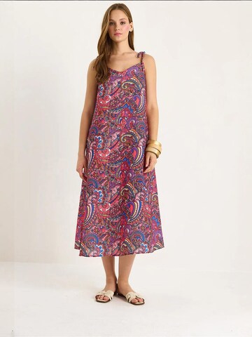 Bianco Lucci - Vestido de verão em rosa: frente