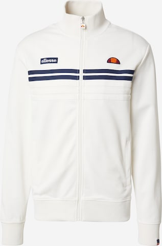 ELLESSE Кофта на молнии 'Vicenza' в Белый: спереди
