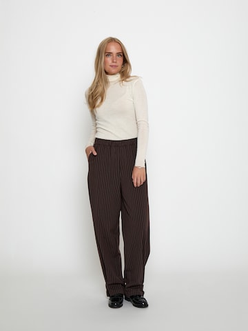 Wide leg Pantaloni 'Filippa' di minus in marrone