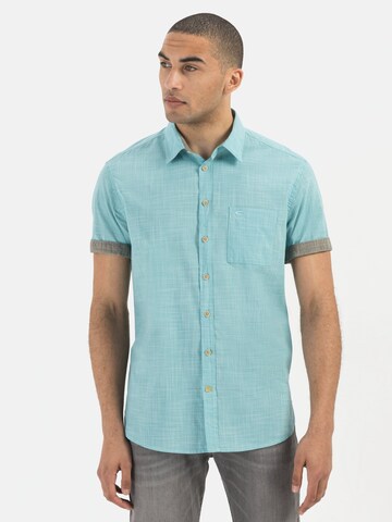 CAMEL ACTIVE Regular fit Button Up Shirt in Blue: front