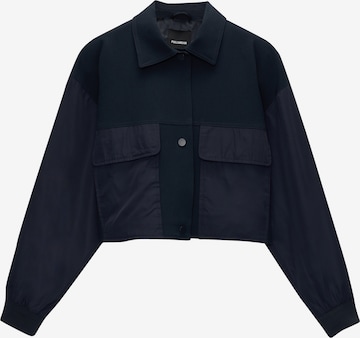 Veste mi-saison Pull&Bear en bleu : devant