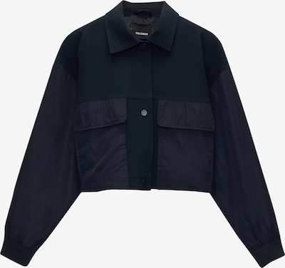 Pull&Bear Veste mi-saison en bleu marine, Vue avec produit