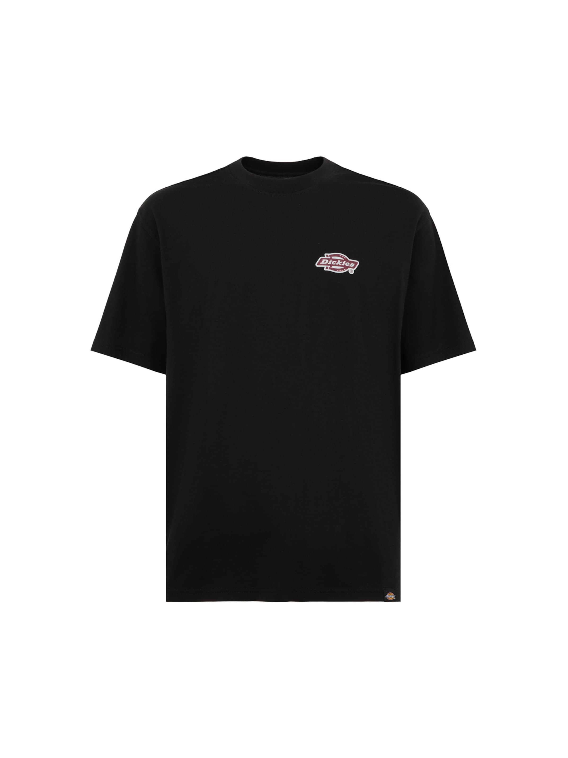 DICKIES Μπλουζάκι 'Graysville' σε μαύρο: μπροστά