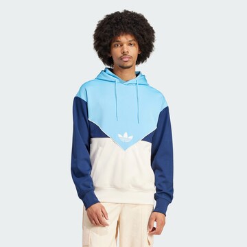 Sweat-shirt 'Cutline' ADIDAS ORIGINALS en bleu : devant