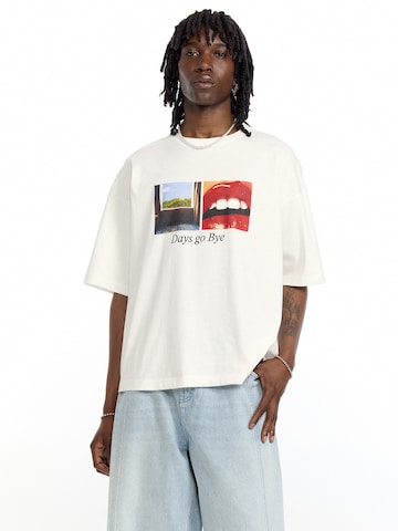 Pull&Bear Tričko - Biela: predná strana