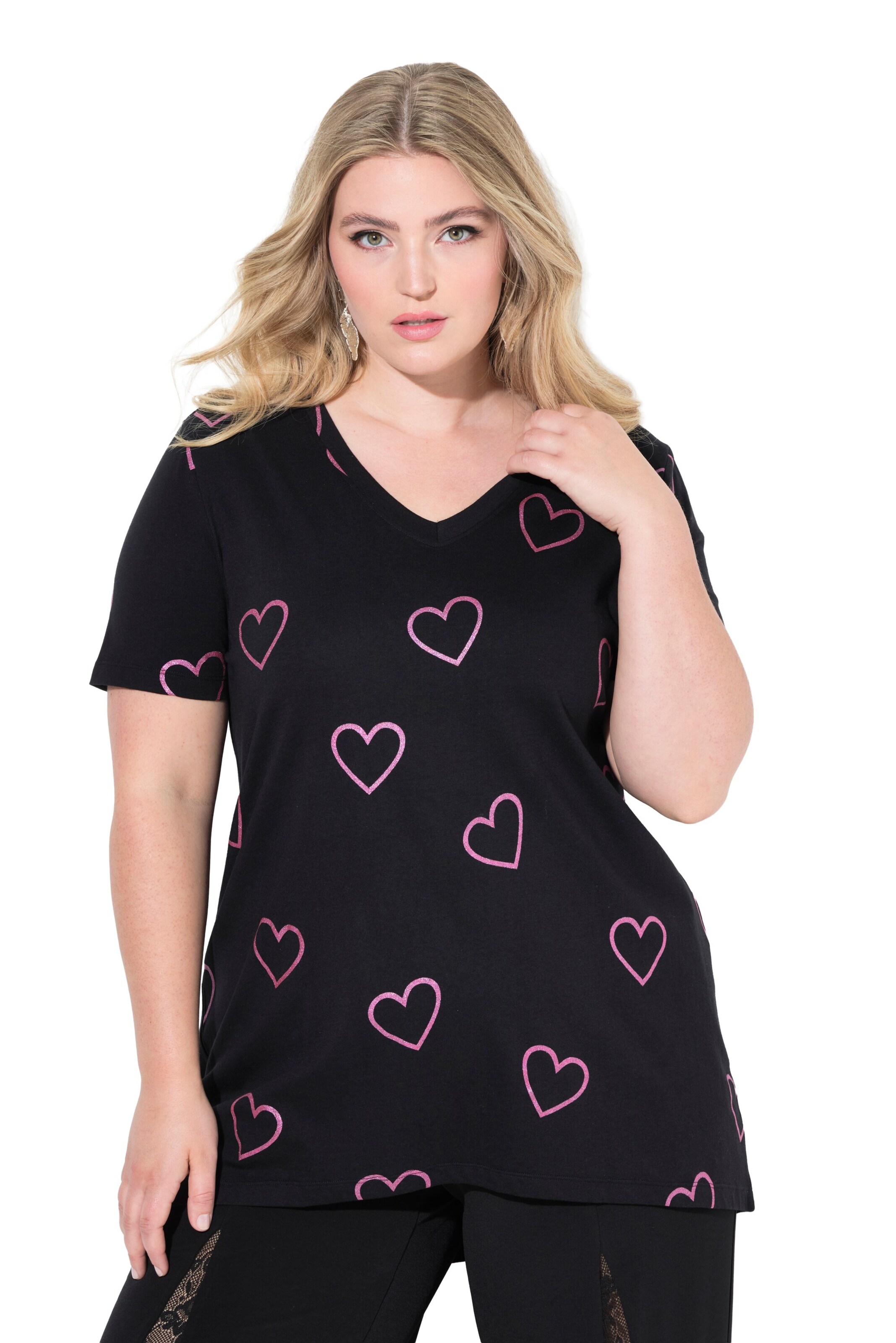 MIAMODA T-Shirt in Schwarz: Vorderseite