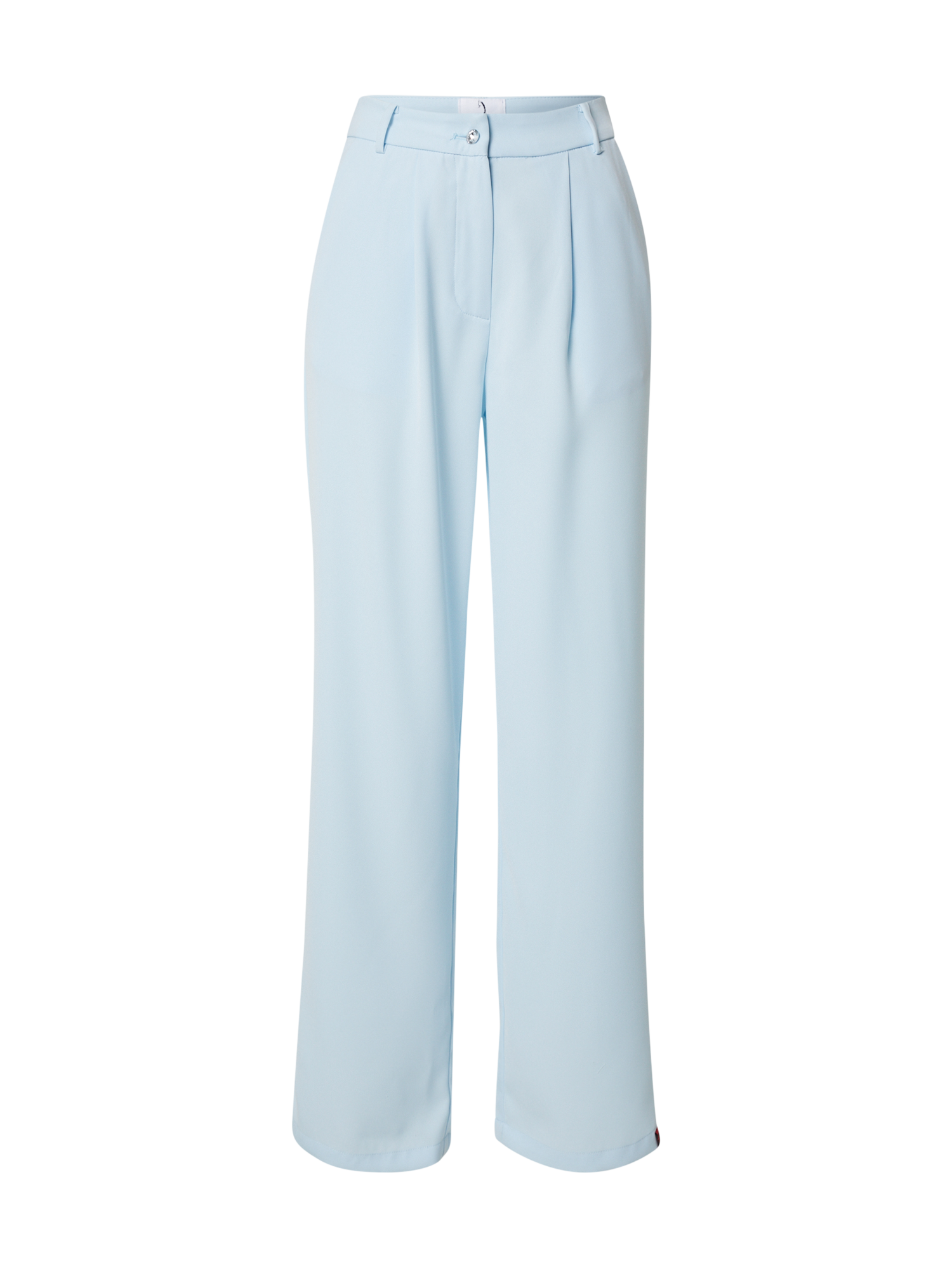 Abbigliamento Occasioni VIERVIER Pantaloni con pieghe Jennifer in Blu Chiaro 