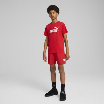 PUMA Regular Trousers 'Logo Lab Summer' in Red
