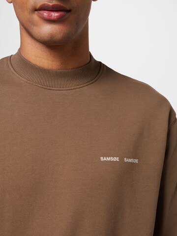 Samsøe Samsøe Sweatshirt 'Norsbro' in Brown