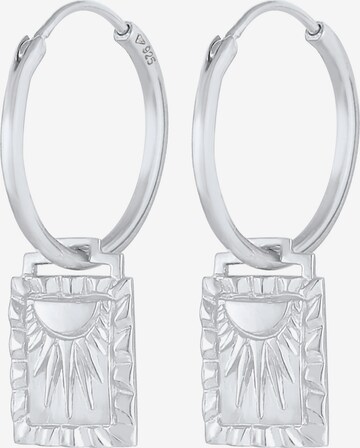 Boucles d'oreilles ELLI en argent : devant