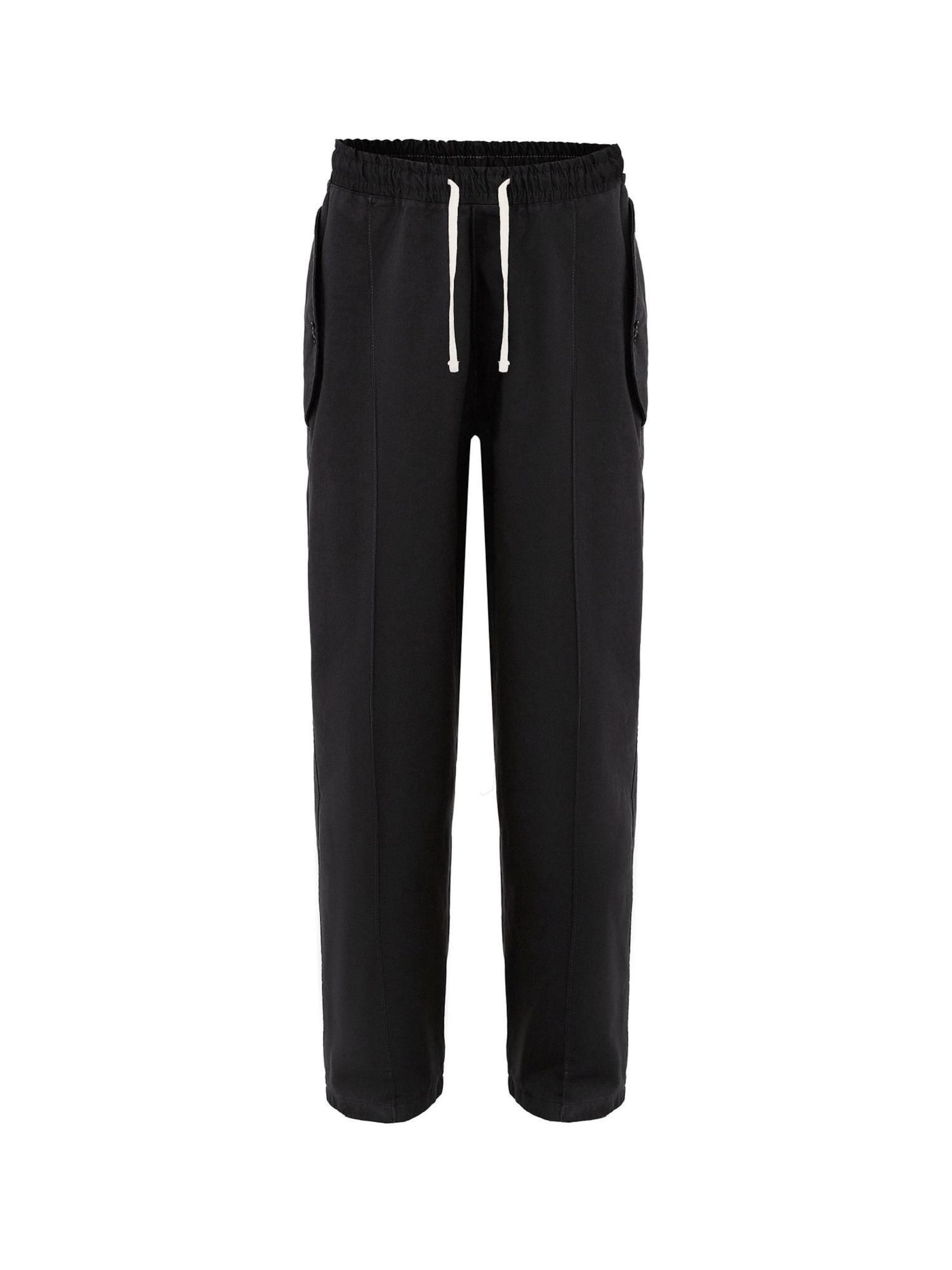 Dandalo regular Παντελόνι σε μαύρο: μπροστά