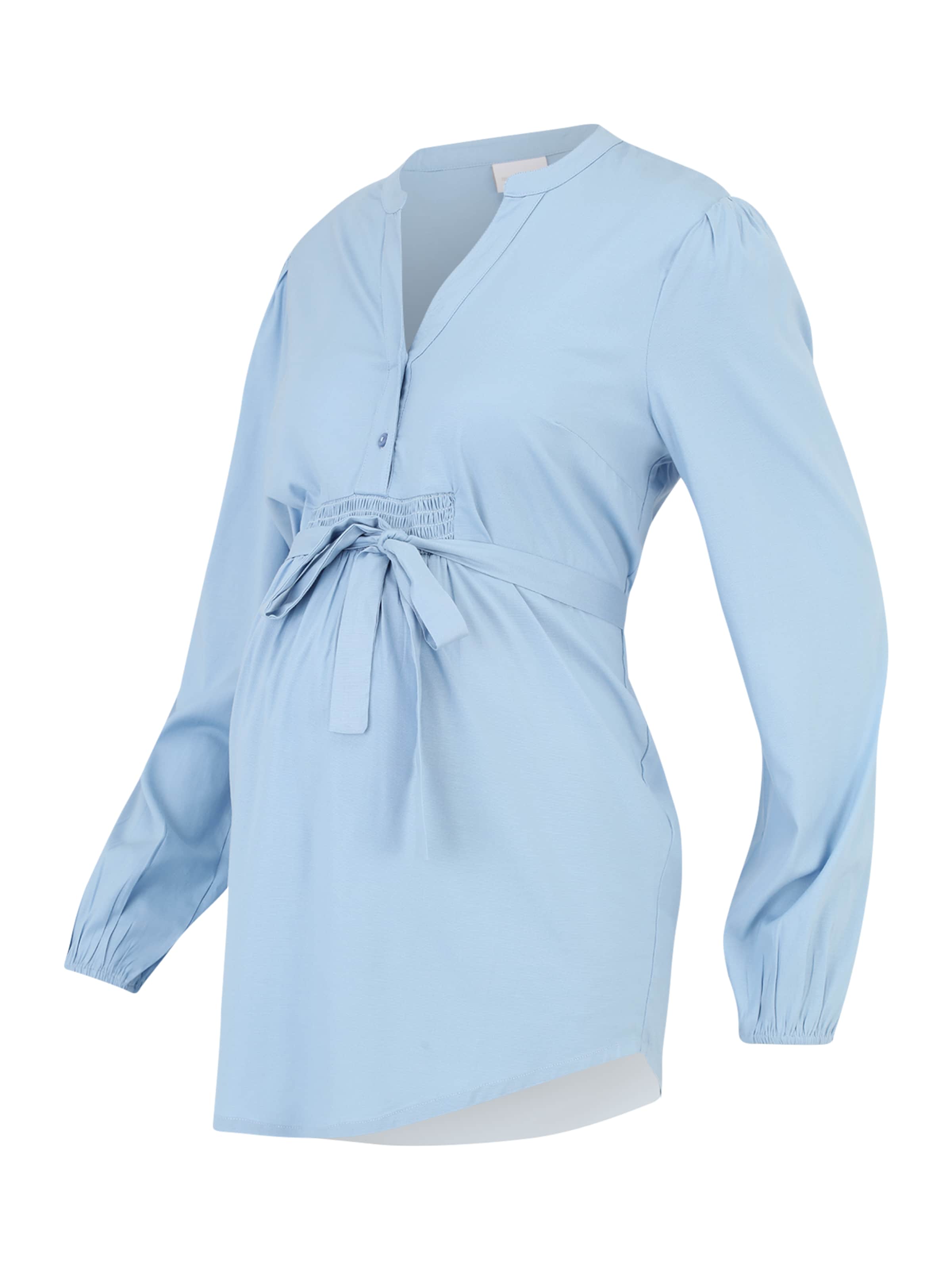 MAMALICIOUS Bluse 'MLELVA LIA' i blå: forside