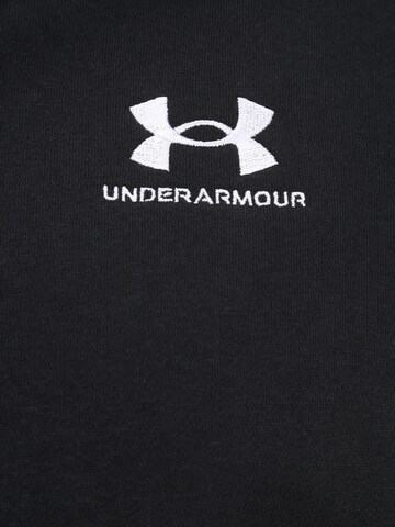 UNDER ARMOUR Спортен суитшърт с качулка 'Essential' в черно