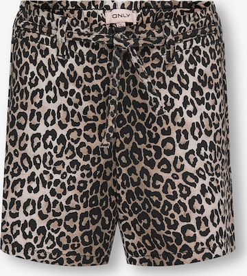 ONLY GIRLS Regular Shorts 'KOGSANDRA' in Braun: Vorderseite
