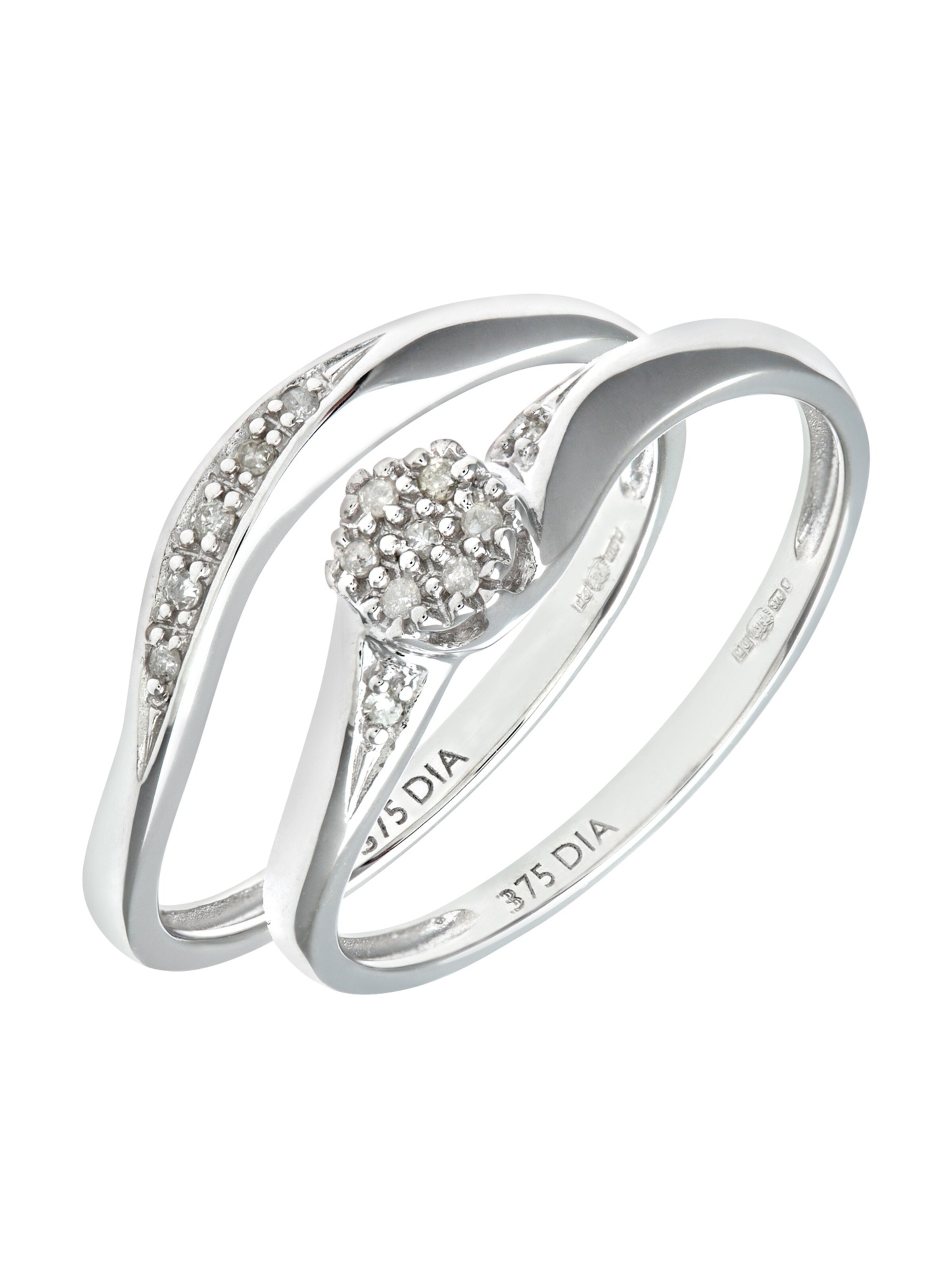 DIAMANT LETERNEL Schmuckset‌‌‌‌‌‌ in Silber