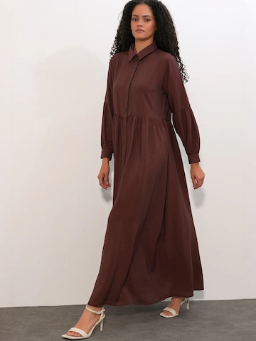 Robe-chemise 'Maxi' Bigdart en marron