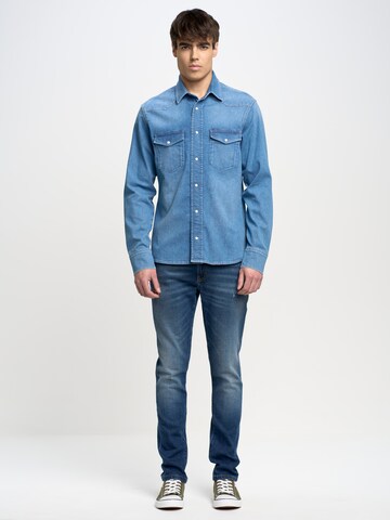 Coupe regular Chemise 'Chuck' BIG STAR en bleu