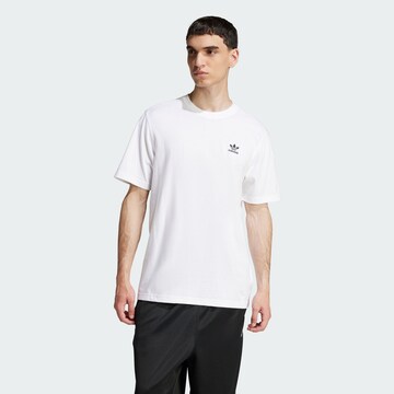 ADIDAS ORIGINALS Μπλουζάκι 'Trefoil Essentials' σε λευκό: μπροστά