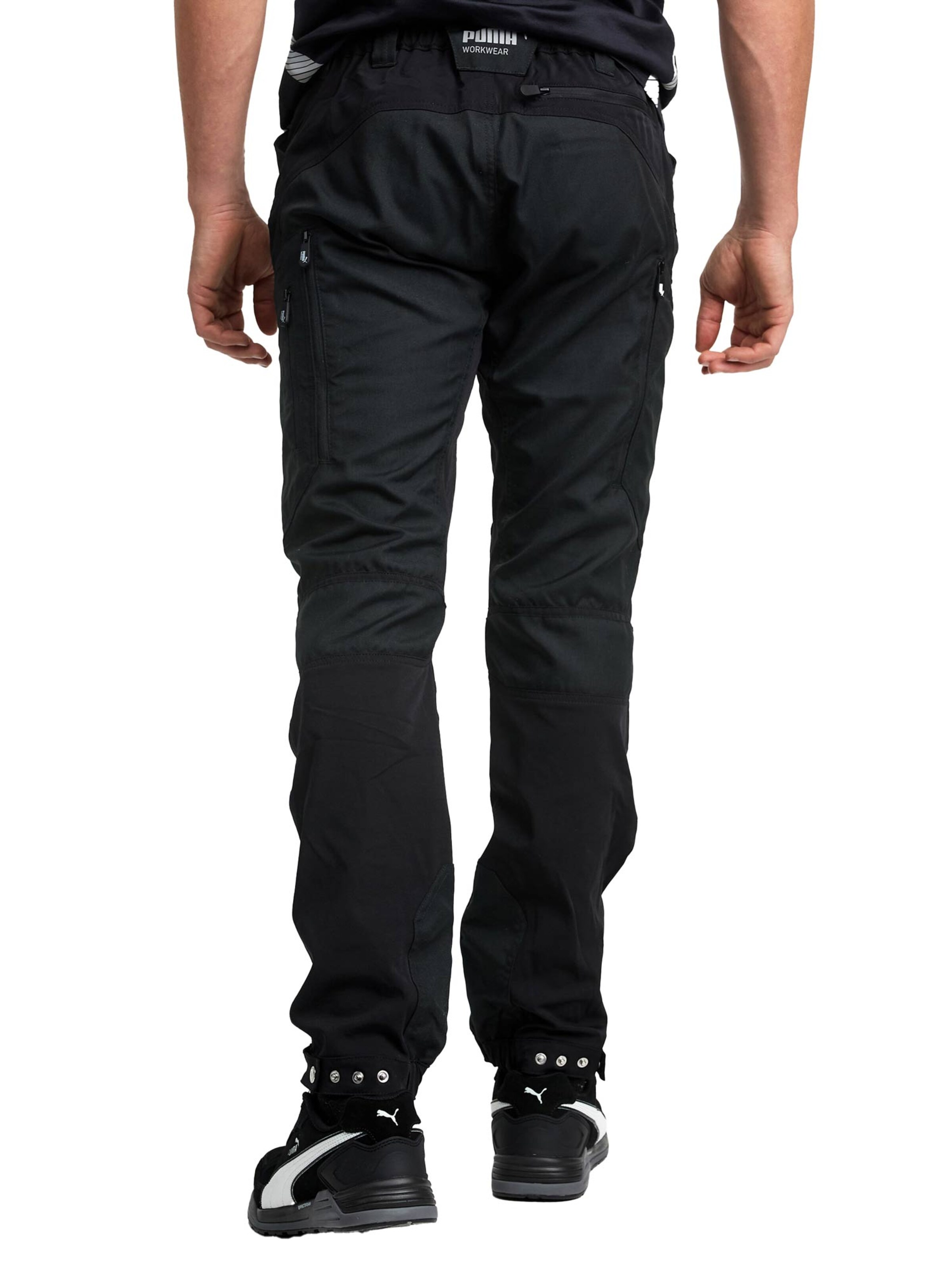 PUMA Workwear Regular Outdoor Pants 'ProOne' in Black