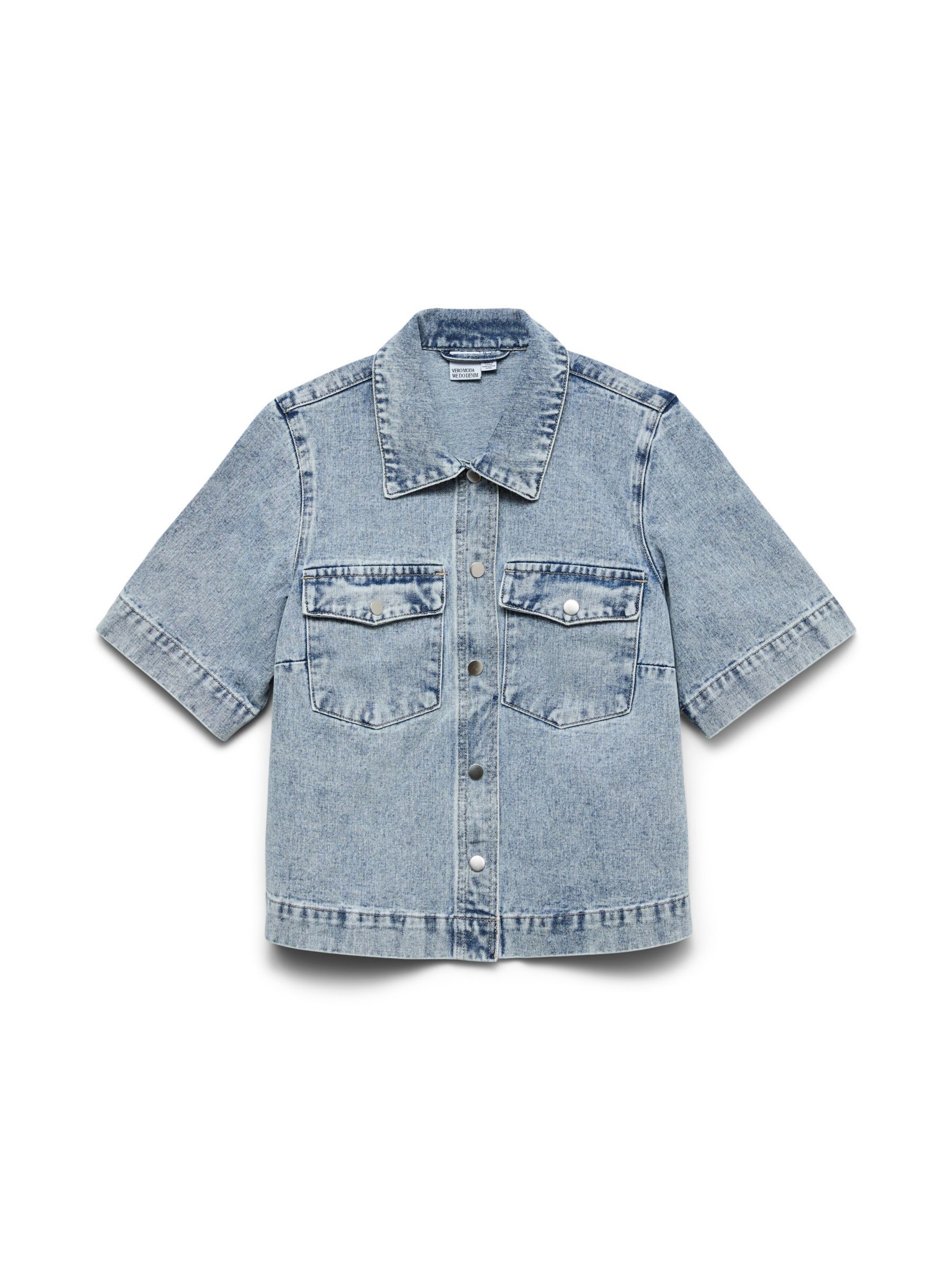 VERO MODA Bluse 'VMFENJA' i blå: forside