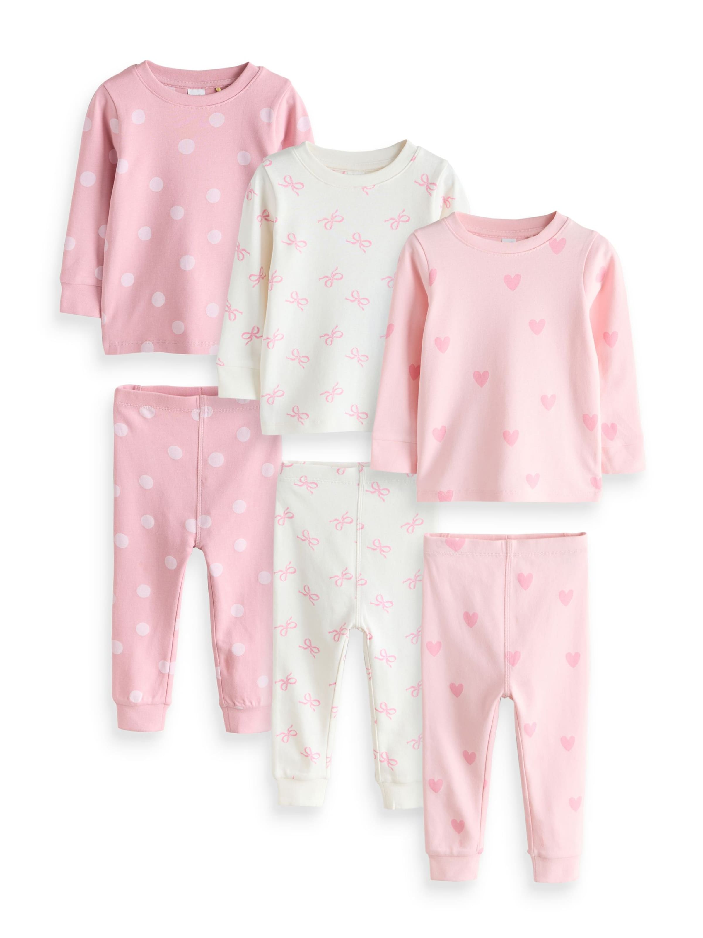 NextPidžama set - roza boja: prednji dio
