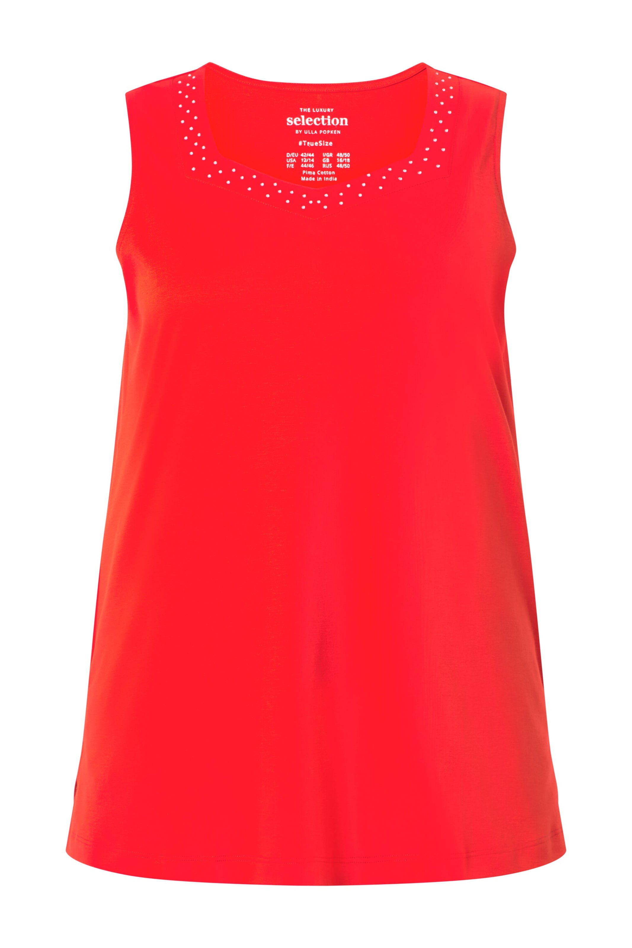 Ulla Popken Top in Rot: Vorderseite